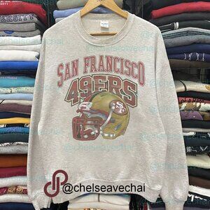 San Francisco 49ers Football Sweatshirt Retro 90s NFL 49ers Unisex Shirt Tee